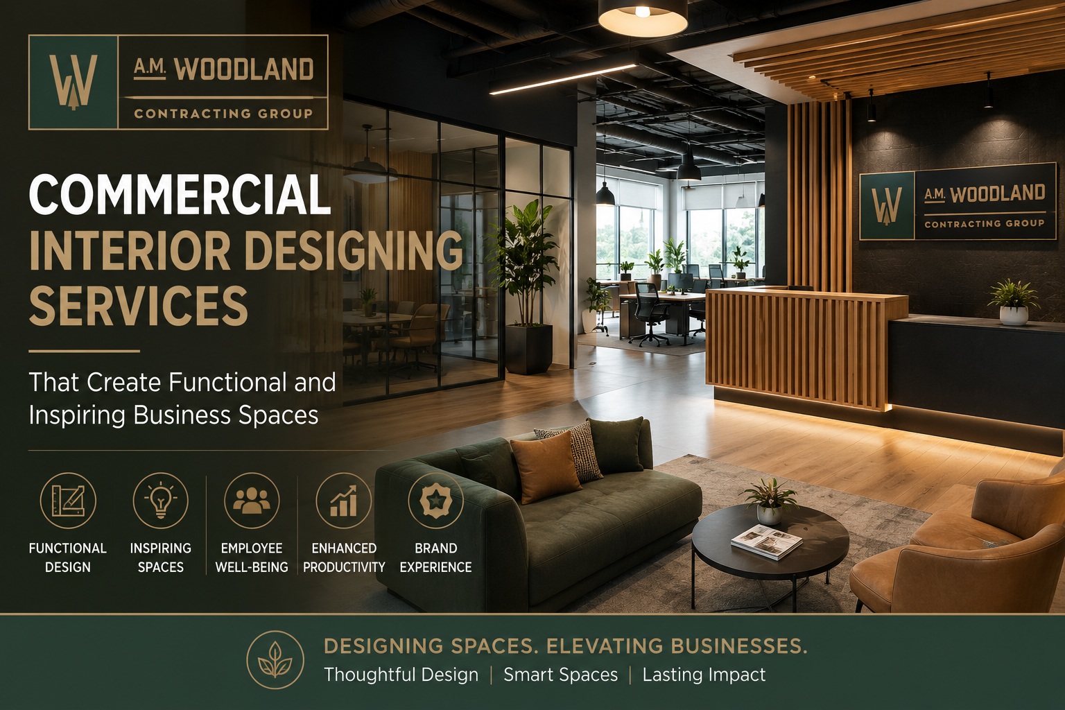 Commercial Interior Designing Services That Create Functional and Inspiring Business Spaces