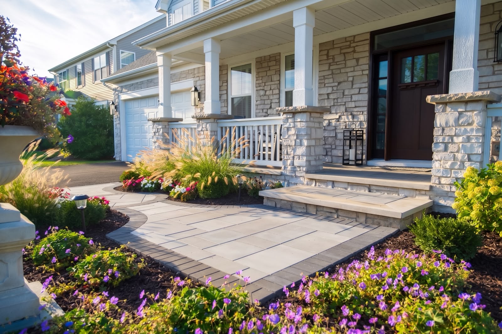 Custom masonry by A.M. Woodland