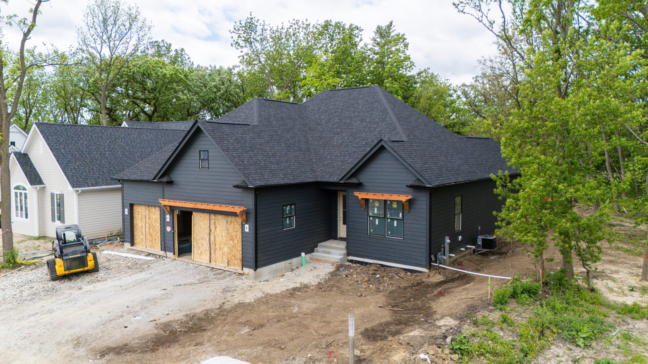Custom home build in Kildeer, Illinois by A.M. Woodland Construction