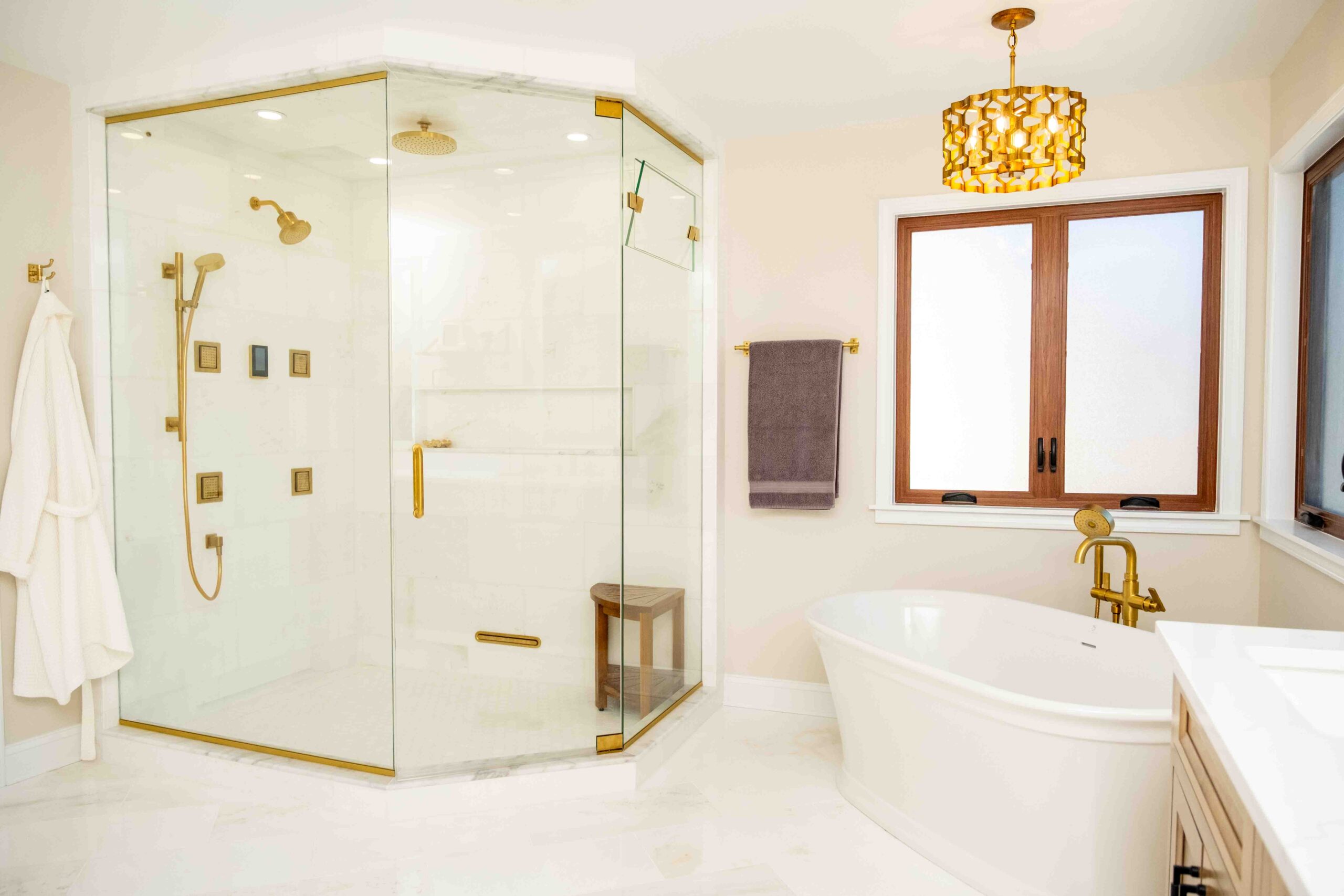 Frameless Glass Steam Shower
