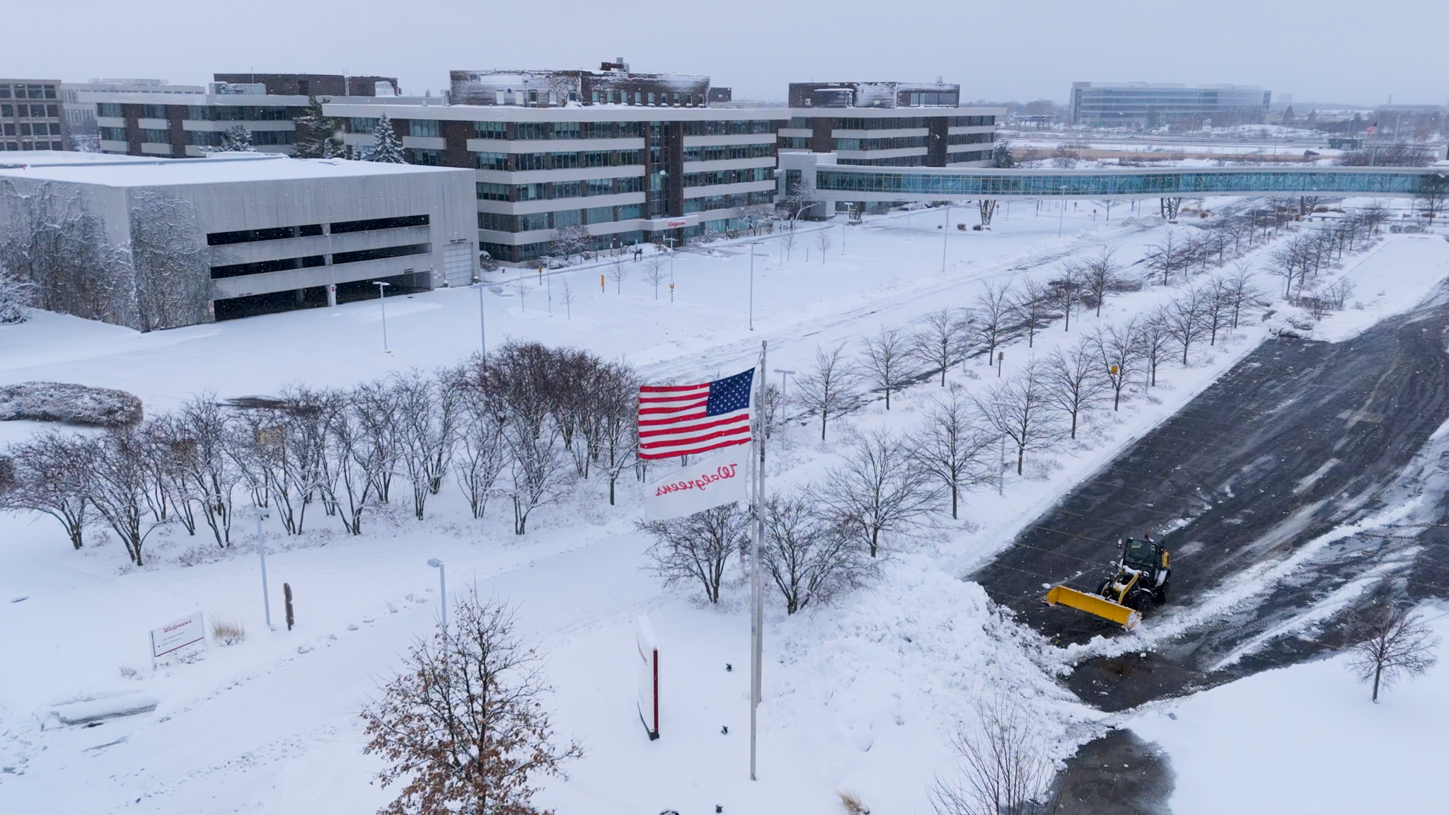 Commercial snow removal and winter services by A.M. Woodland